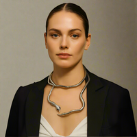 Elegante Schlange Halskette - SnakeChoker 