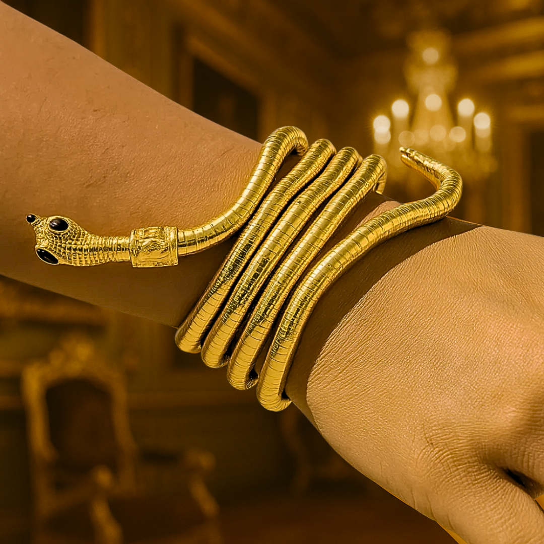 Elegante Schlangenketten-Halskette