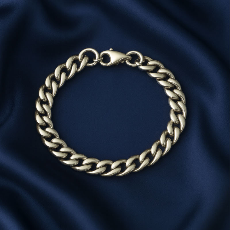 Eleganz-Link Edelstahl-Armband