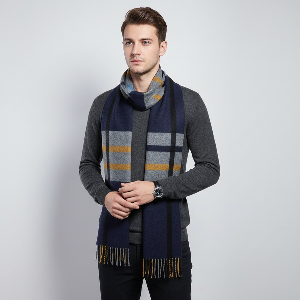 Feiner Kaschmir Langschal In Schlichtem Design - CozyCove