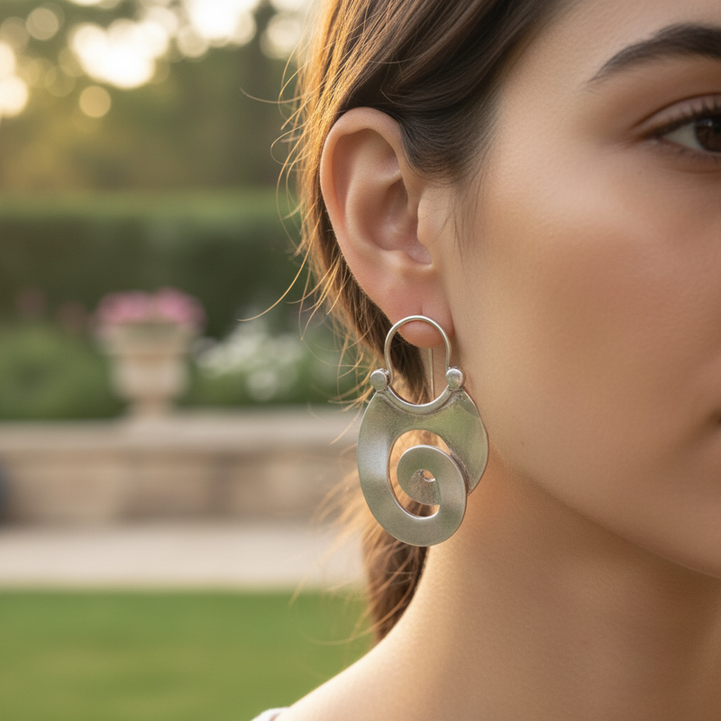 Filigrane Spiralohrringe - Spiralia 