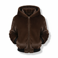 Flauschige Weste Mit Kapuze -  Christina