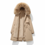 Fleece Parka Mit Kapuze -  Silvia