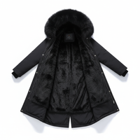 Fleece Parka Mit Kapuze -  Silvia