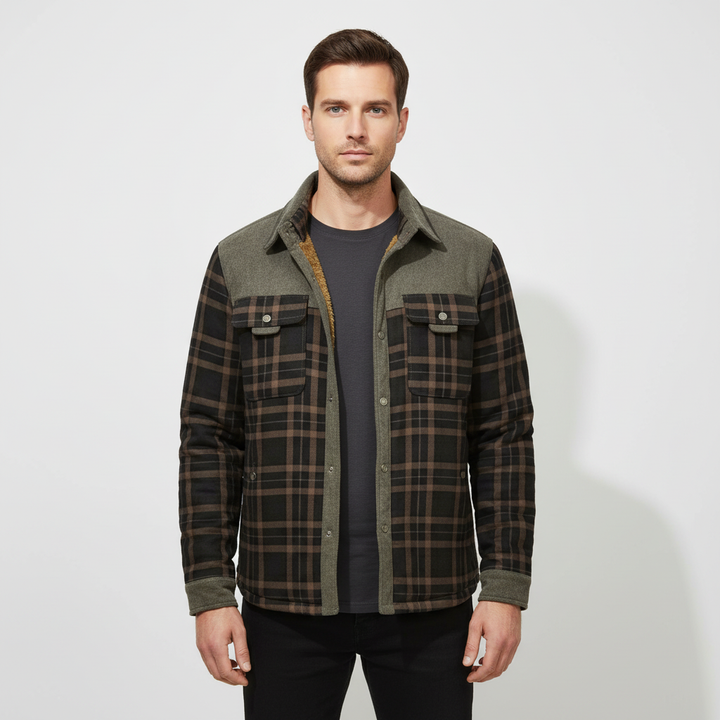 Gefütterte Flanelljacke - Lars