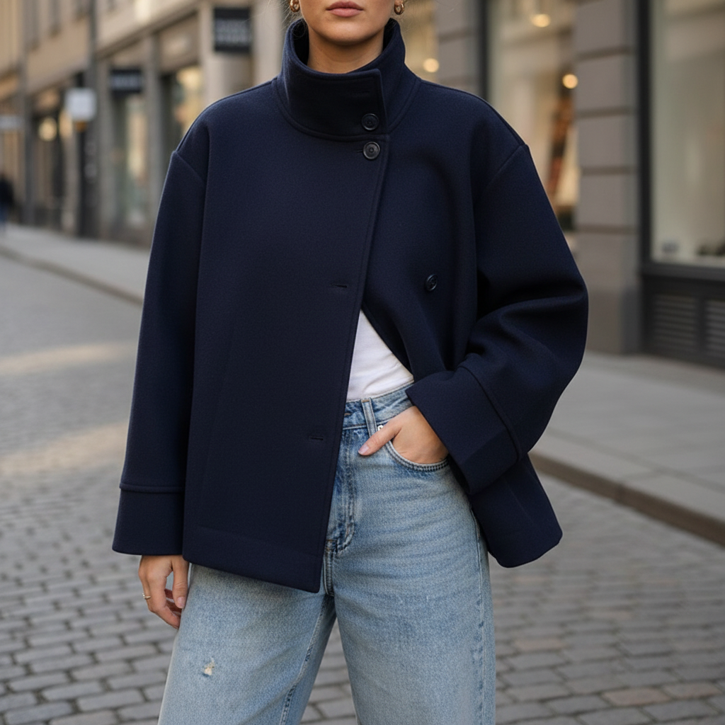 Gefütterter Damen Kurzmantel - Audrey