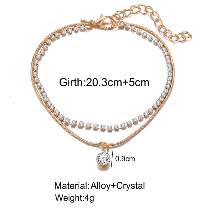 Geometrische Fußkette - LegShine 