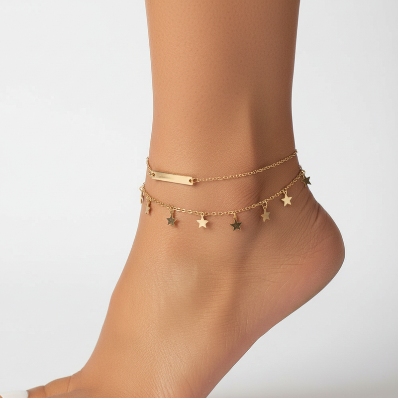 Geometrische Fußkette - LegShine 