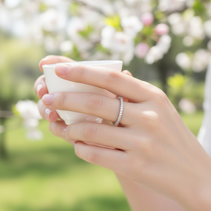 Geometrischer Designring - EternityRing 