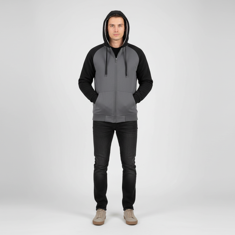 Geplüschte Herren-Hoodie - Moritz