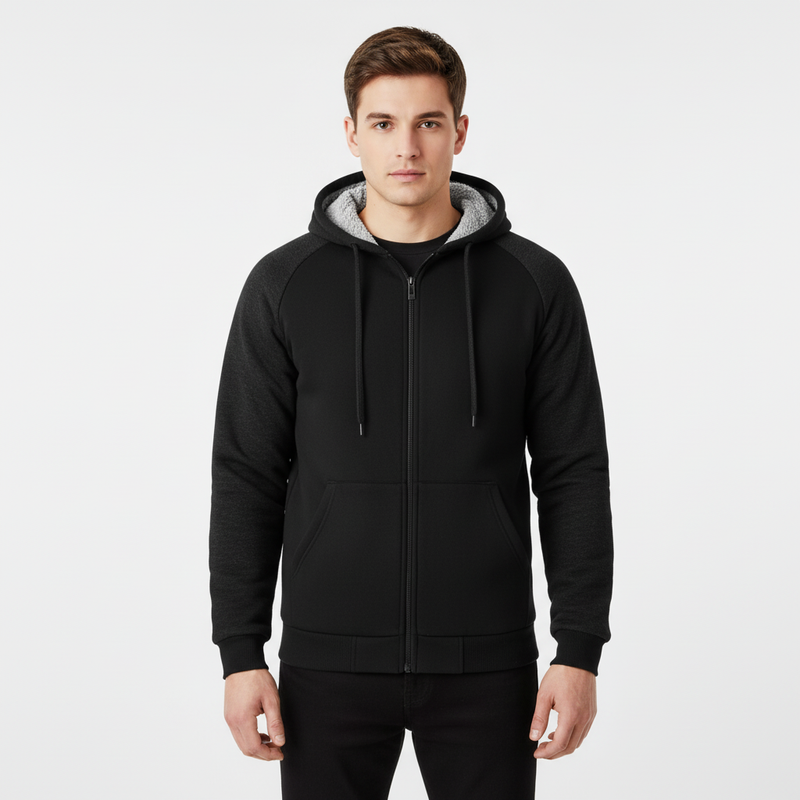 Geplüschte Herren-Hoodie - Moritz