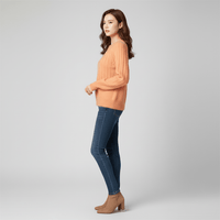 Gerippter Langarm-Pullover - Mayra