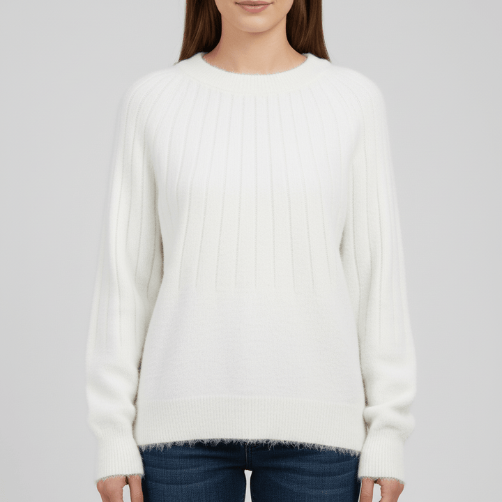 Gerippter Langarm-Pullover - Mayra