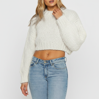 Gestreifter Strickpullover - Hannah
