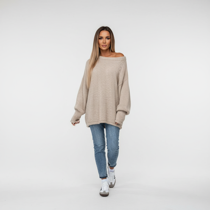 Gestrickter Damenpullover -  Marina