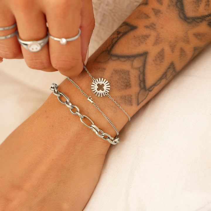 Goldfarbenes Initialarmband - InitialGold 