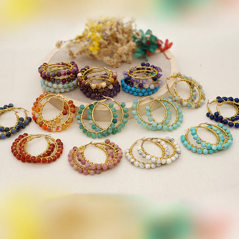 Große Creolen Aus Kristall - CrystalHoops 