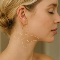 Große Schmetterlingsohrringe - ButterflyEarring 