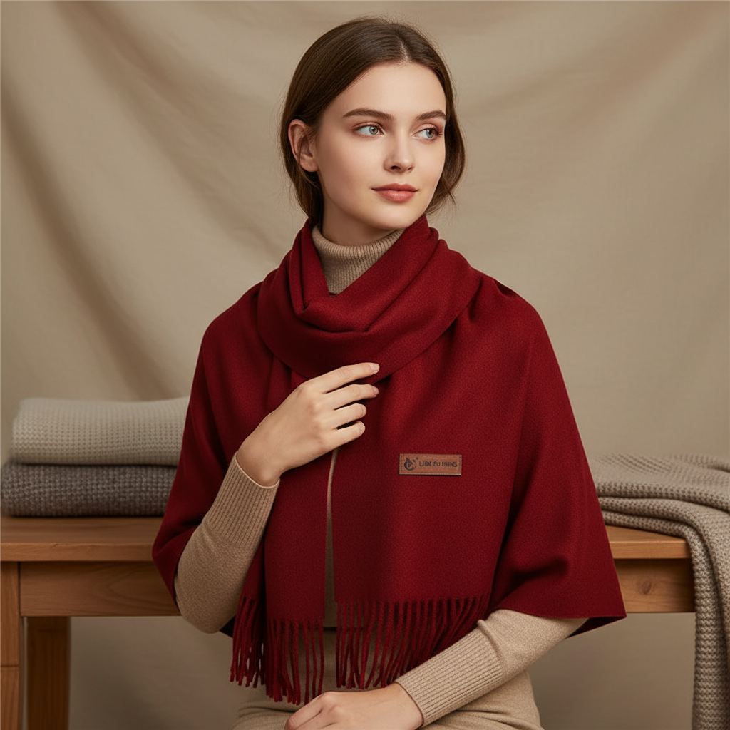 Großformatiger Kaschmir Schal - Cashluxe