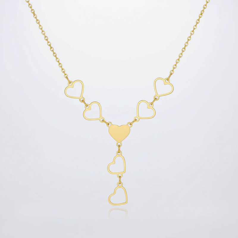 Halskette Mit Herzdesign - GlamHeart 