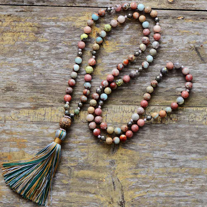 Handgefertigte Mala Kette - HeartMala 