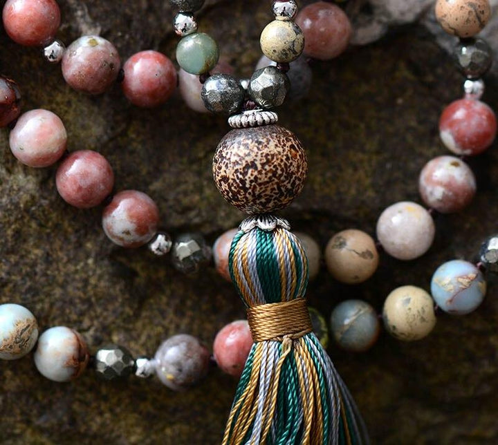 Handgefertigte Mala Kette - HeartMala 