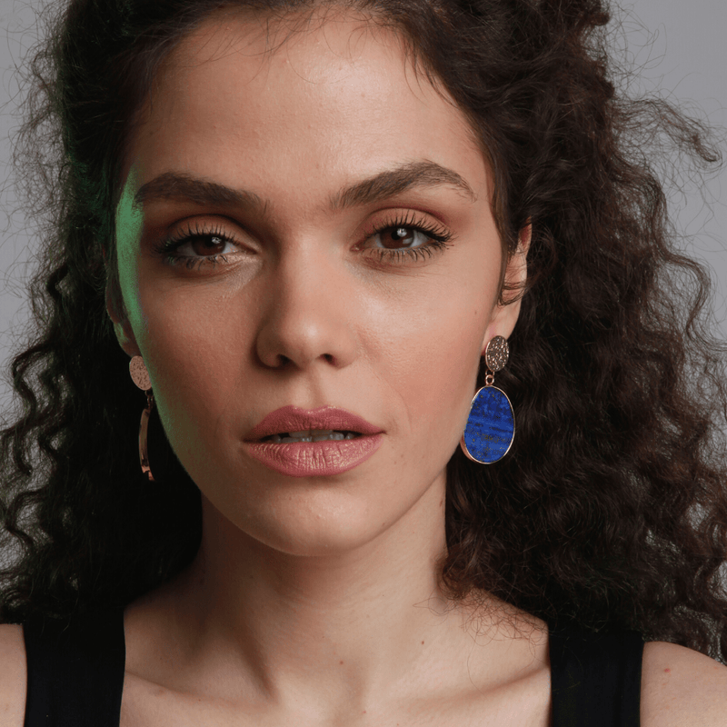 Handgefertigte Ohrringe - LapisGlow 