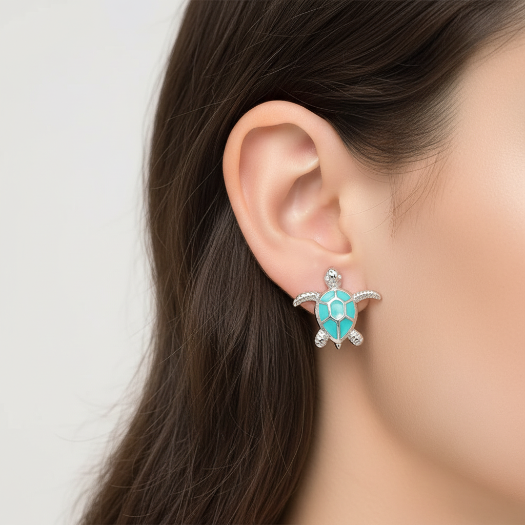 Handgefertigte Ohrringe - OceanGlow 