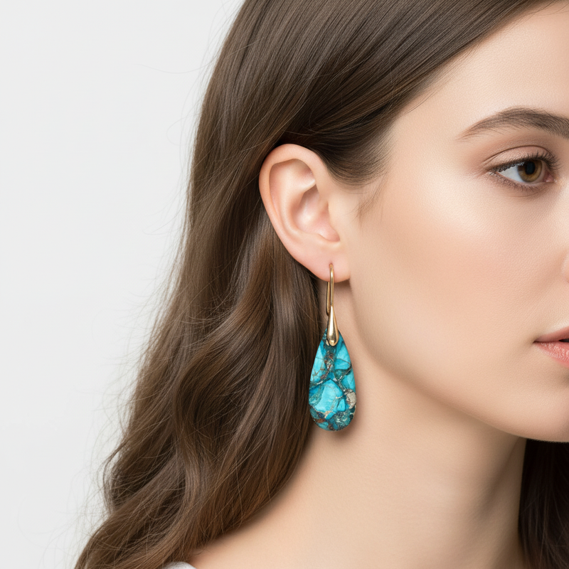 Handgefertigte Ohrringe - OceanHarmony 