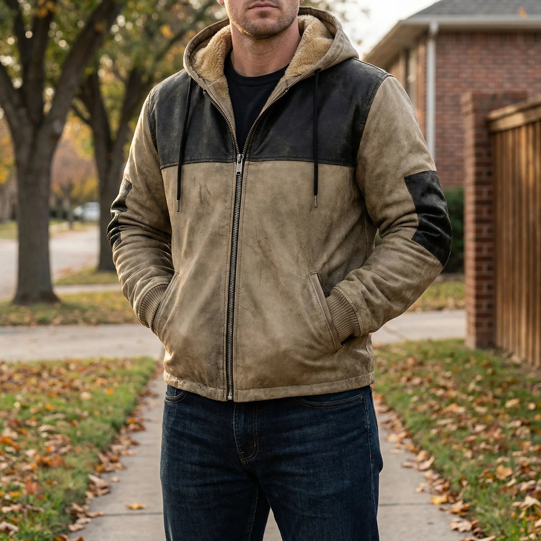 Herren Kapuzenjacke Mit Geradem Schnitt - Rasmus