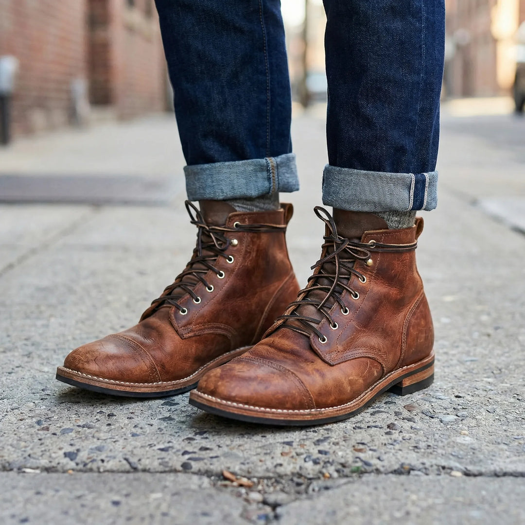 Herren Schnür-Knöchelstiefel - Niclas