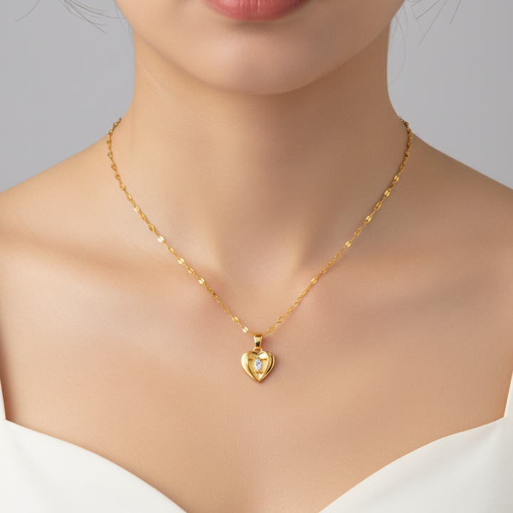 Herzanhänger Aus Edelstahl - AffectionPiece 