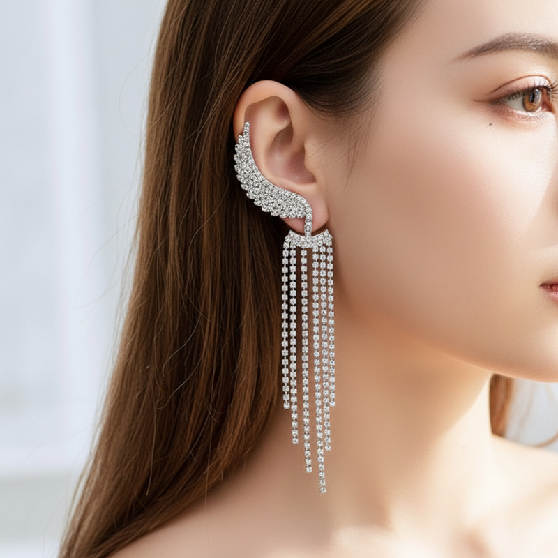 Herzförmige Tropfenohrringe - HeartSpark 