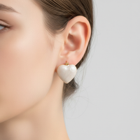 Herzförmiger Ohrstecker - NobleHeart 