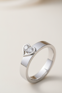 Herzförmiges Ring-Set - HeartBond 