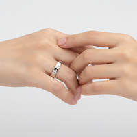 Herzförmiges Ring-Set - HeartBond 