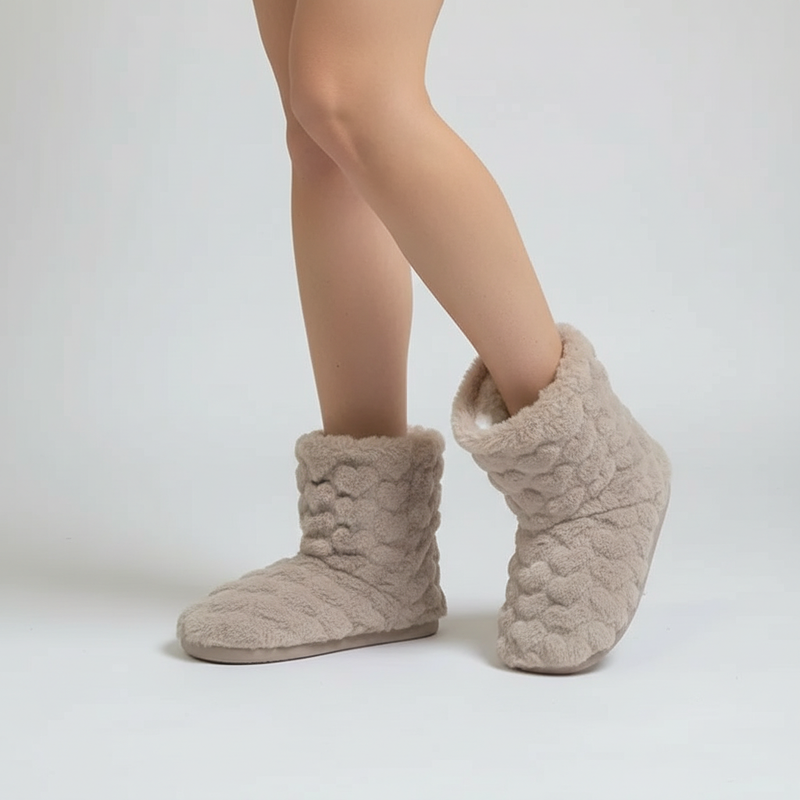 Hoch Geschnittener Hausschuh - FluffBoot