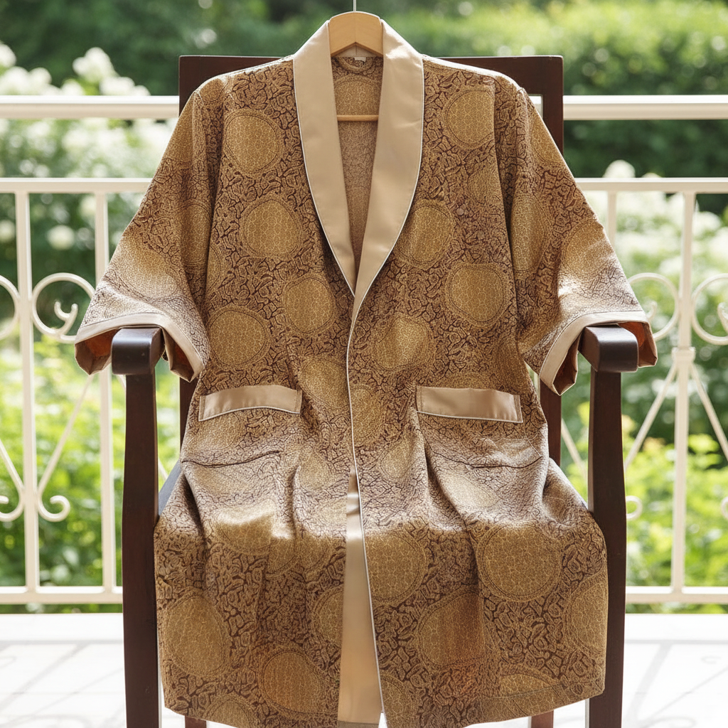 Hochwertiger Satin-Bademantel - Marius