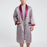 Hochwertiger Satinbademantel - SatinElegance