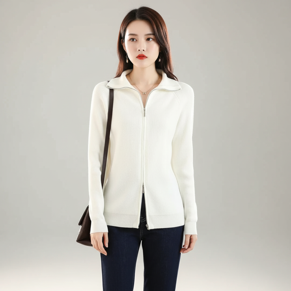 Hochwertiges Strickmaterial -  Annette