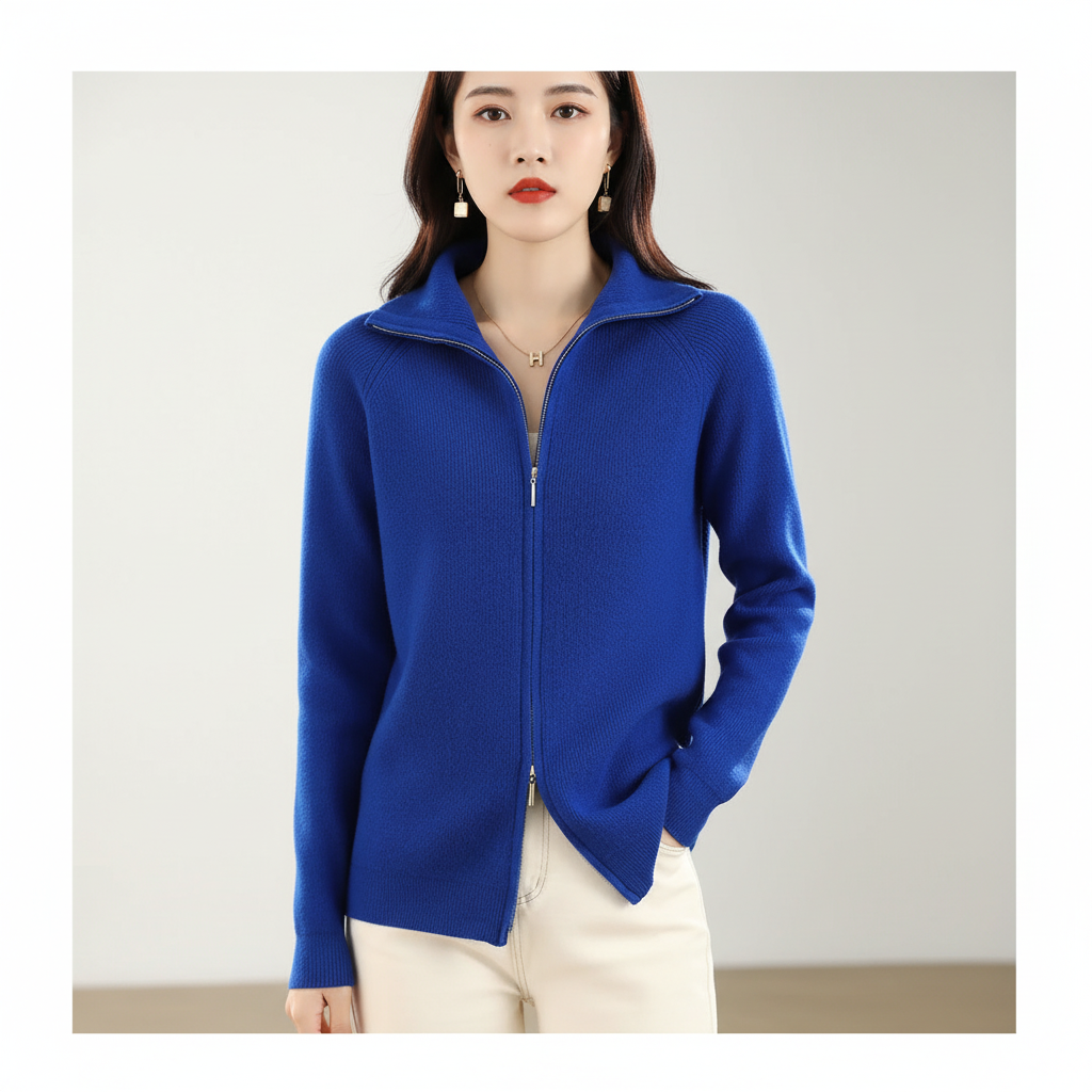 Hochwertiges Strickmaterial -  Annette