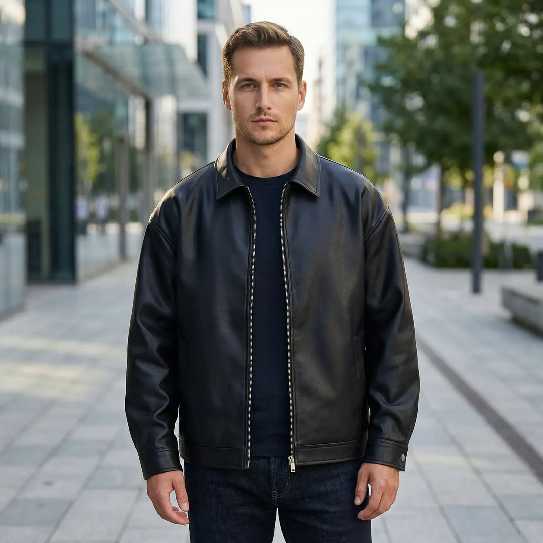Jacke In Regular Fit Mit Hüftlänge - Santino