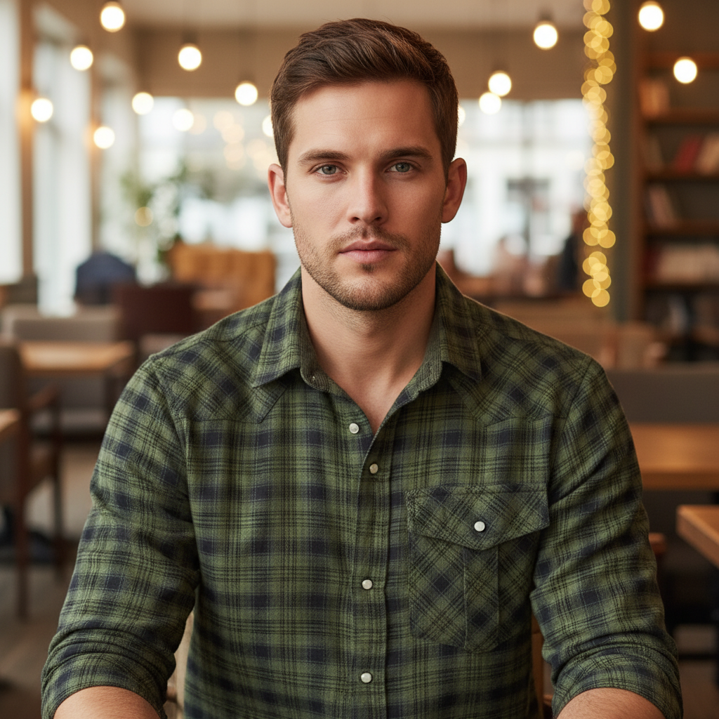 Kariertes Herrenhemd - Arnold