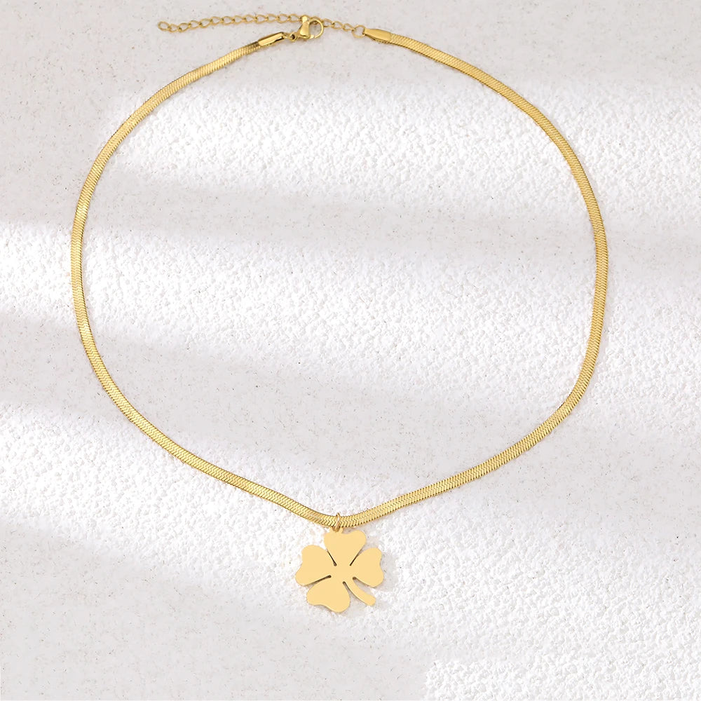 Kette Mit Schlange-Klinge - CloverCharm 