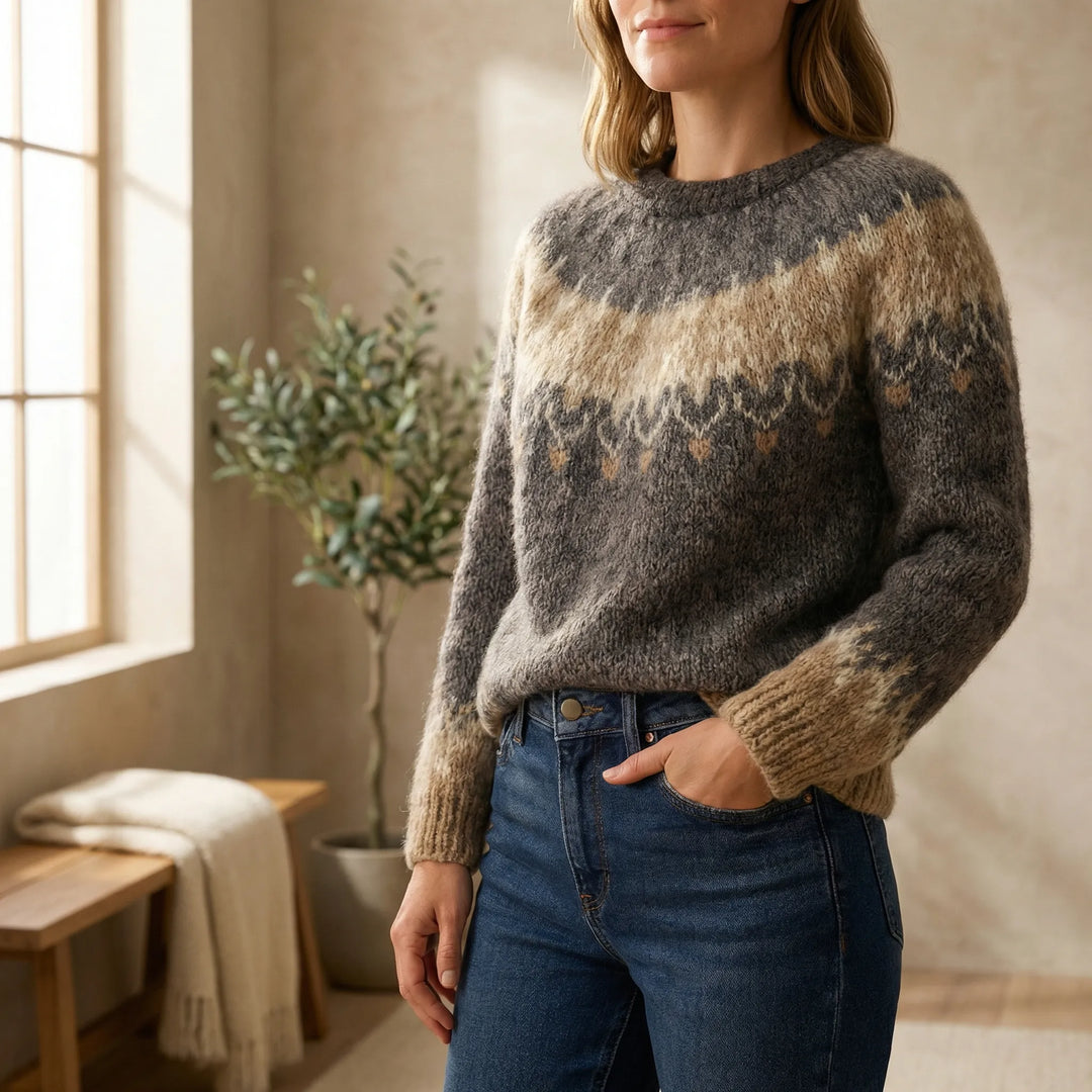 Klassischer Rundhalspullover - Xenia