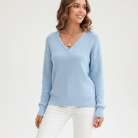 Klassischer V-Ausschnitt Pullover - Leonie