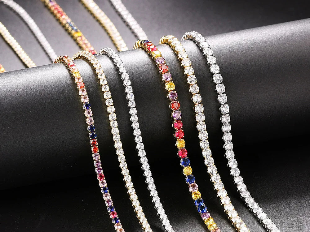 Kristallbesetzte Halskette - CrystalNecklace 