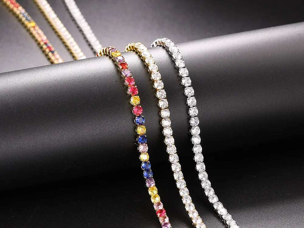 Kristallbesetzte Halskette - CrystalNecklace 