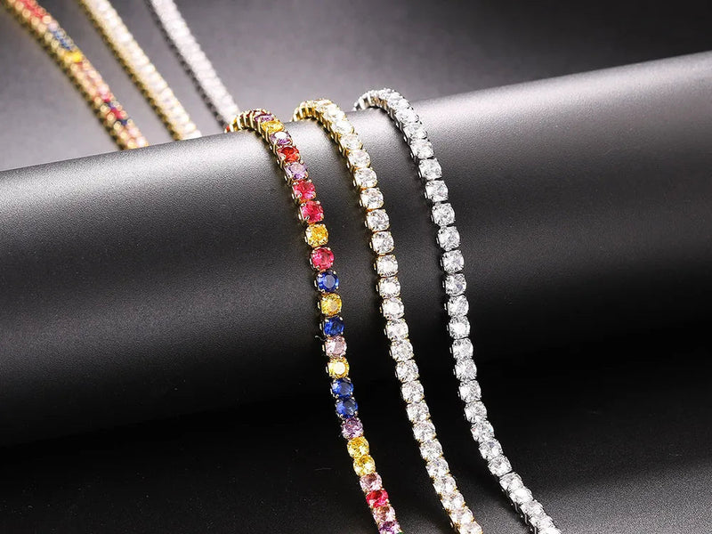 Kristallbesetzte Halskette - CrystalNecklace 