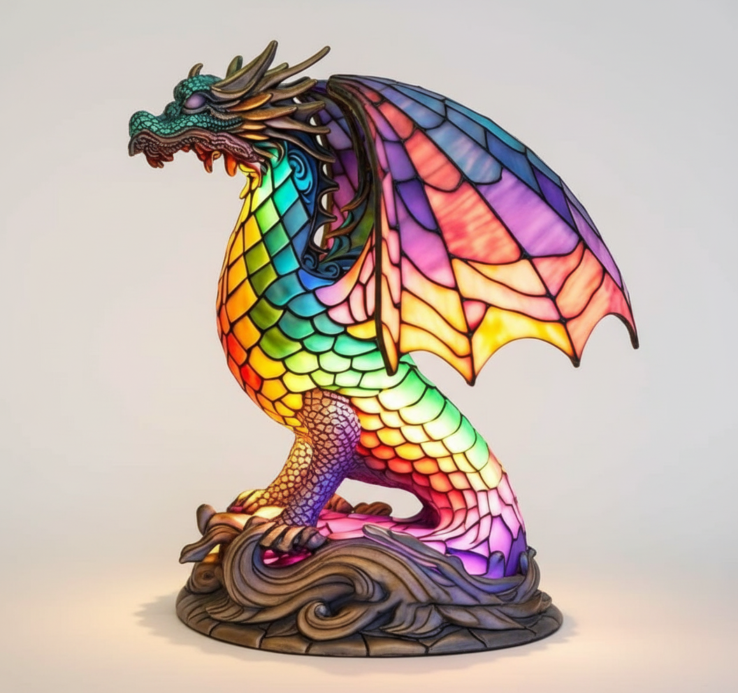 Kunstvolle Tischlampe - LightArt 